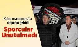 Kahramanmaraş’ta deprem şehidi sporcular unutulmadı