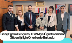 Genç Eğitim Sendikası TBMM'ye Öğretmenlerin Güvenliği İçin Önerilerde Bulundu