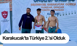 Karakucak’ta Türkiye 2.’si Olduk