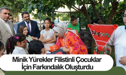 Minik Yürekler Filistinli Çocuklar İçin Farkındalık Oluşturdu