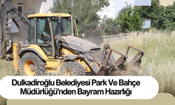 Dulkadiroğlu Belediyesi Park Ve Bahçe Müdürlüğü'nden Bayram Hazırlığı