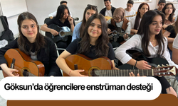 Göksun’da öğrencilere enstrüman desteği