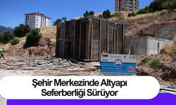 Şehir Merkezinde Altyapı Seferberliği Sürüyor