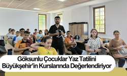 Göksunlu Çocuklar Yaz Tatilini Büyükşehir’in Kurslarında Değerlendiriyor