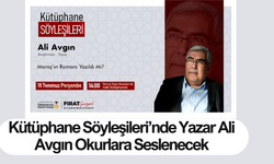 Kütüphane Söyleşileri’nde Yazar Ali Avgın Okurlara Seslenecek