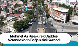 Mehmet Ali Kısakürek Caddesi Vatandaşların Beğenisini Kazandı