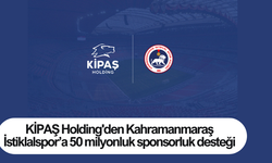 KİPAŞ Holding'den Kahramanmaraş İstiklalspor’a 50 milyonluk sponsorluk desteği