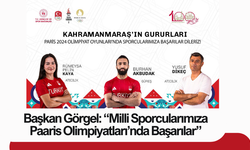 Başkan Görgel: “Milli Sporcularımıza Paaris Olimpiyatları’nda Başarılar”