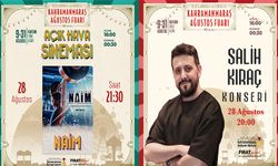 KAFUM'da Çarşamba Günü Müzik Ziyafeti ve Sinema Keyfi Yaşanacak