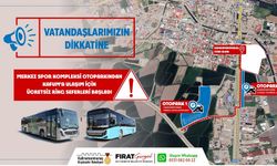 Merkez Spor Kompleksi Otoparkından Fuara Ücretsiz Ring Seferleri Başladı!