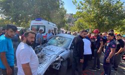 Kahramanmaraş’ta bu otomobilden sağ çıktı