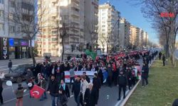 Kahramanmaraş'ta Gazze İçin Yürüyüş ve Miting Düzenlendi