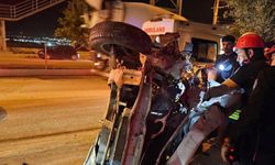 Kahramanmaraş’ta otomobil devrildi: 1 yaralı