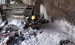 Kahramanmaraş’ta işyeri yangını korkuttu