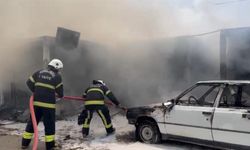 Kahramanmaraş konteynır kentte yangın