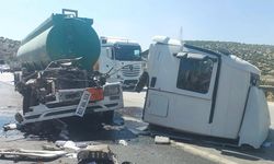Kahramanmaraş’ta tanker ile kamyon çarpıştı