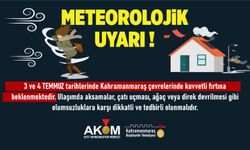 Kahramanmaraş’ta Kuvvetli Fırtına Uyarısı