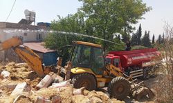 Kahramanmaraş’ta samanlık yangını