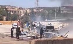 Kahramanmaraş’ta kağıt fabrikasında yangın