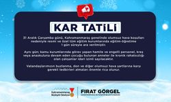 31 Aralık’ta Eğitime 1 Günlük Kar Arası!