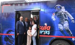 Kahramanmaraş’ta kırsala bilim götüren otobüs