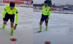 Kahramanmaraş’ta kar nedeniyle TFF 2. Lig maçı ertelendi