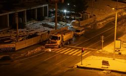 Kahramanmaraş’ta kar yağışı öncesi ekipler sahaya indi