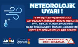 Kahramanmaraş’ta kuvvetli rüzgâr ve don uyarısı