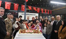 Kahramanmaraş’ta şehit çocuklarına doğum günü sürprizi