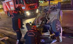 Kahramanmaraş’ta otomobil takla attı: 1 kişi yaralandı