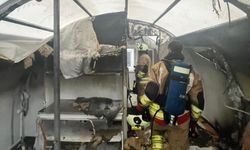 Kahramanmaraş’ta konteyner kentte yangın: İtfaiye alevleri söndürdü