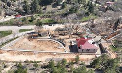 Kahramanmaraş Pınarbaşı’nda Çınaraltı Sosyal Tesisleri tamamlanma aşamasında