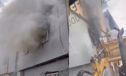 Onikişubat Belediyesi personelinden ev yangınına örnek müdahale