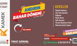 Andırın’da KAMEK kursları başlıyor: 7 branşta ücretsiz eğitim