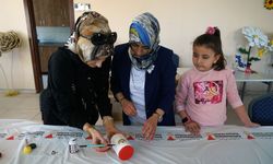 Kahramanmaraş’ta minik eller Ramazan kandili tasarladı