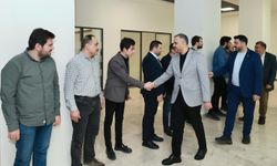 Başkan Toptaş, belediye personeliyle bayramlaştı