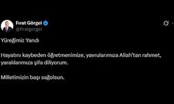 Başkan Görgel, “Yüreğimiz Yandı, Milletimizin Başı Sağ Olsun”