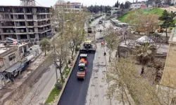 Kahramanmaraş'ta 5 mahalleyi bağlayan arterde hummalı çalışma sürüyor!