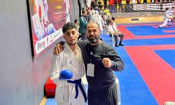 Kahramanmaraşlı karateci Hüseyin Temiz Türkiye ikincisi oldu