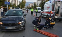 Kahramanmaraş’ta otomobilin çarptığı kadın yaralandı