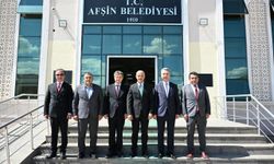 KSÜ Rektörü Okumuş’tan Afşin Belediye Başkanı Kıraç’a Ziyaret