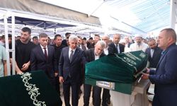Kahramanmaraş'ta yangında hayatını kaybeden aile için cenaze töreni düzenlendi