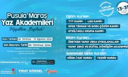Kahramanmaraş'ta gençler için ücretsiz yaz akademisi açıldı