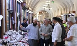 Başkan Fırat Görgel'den Kapalı Çarşı esnafına ziyareti