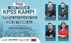 Kahramanmaraş'ta KPSS adaylarına ücretsiz Son Tekrat Kampı