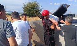 Kahramanmaraş'ta takla atan araçta 2 yaralı var