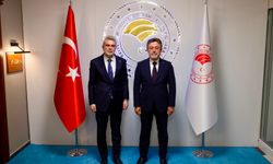 Başkan Fırat Görgel Tarım ve Orman Bakanı İbrahim Yumaklı'yı ziyaret etti