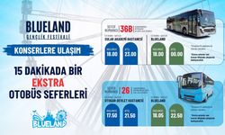 Blueland Gençlik Festivali İçin Otobüs Seferleri Artırıldı