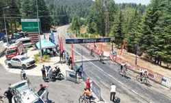 Kahramanmaraş'ta 145 km'lik zorlu etapta nefes kesen bisiklet yarışı yapıldı