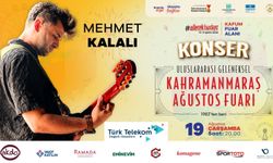 Kahramanmaraş Fuarı'nda Mehmet Kalalı konseri